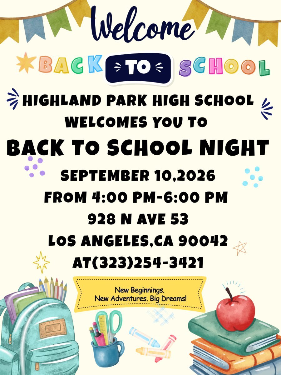 Back to School Night 